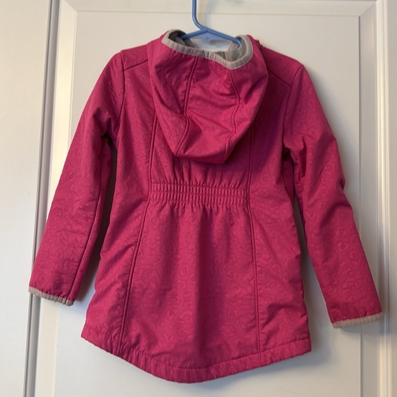 Ultimate Soft Shell Jacket - Pink - Girls Size 4 - Sam’s Club- cheetah pattern - Picture 5 of 10